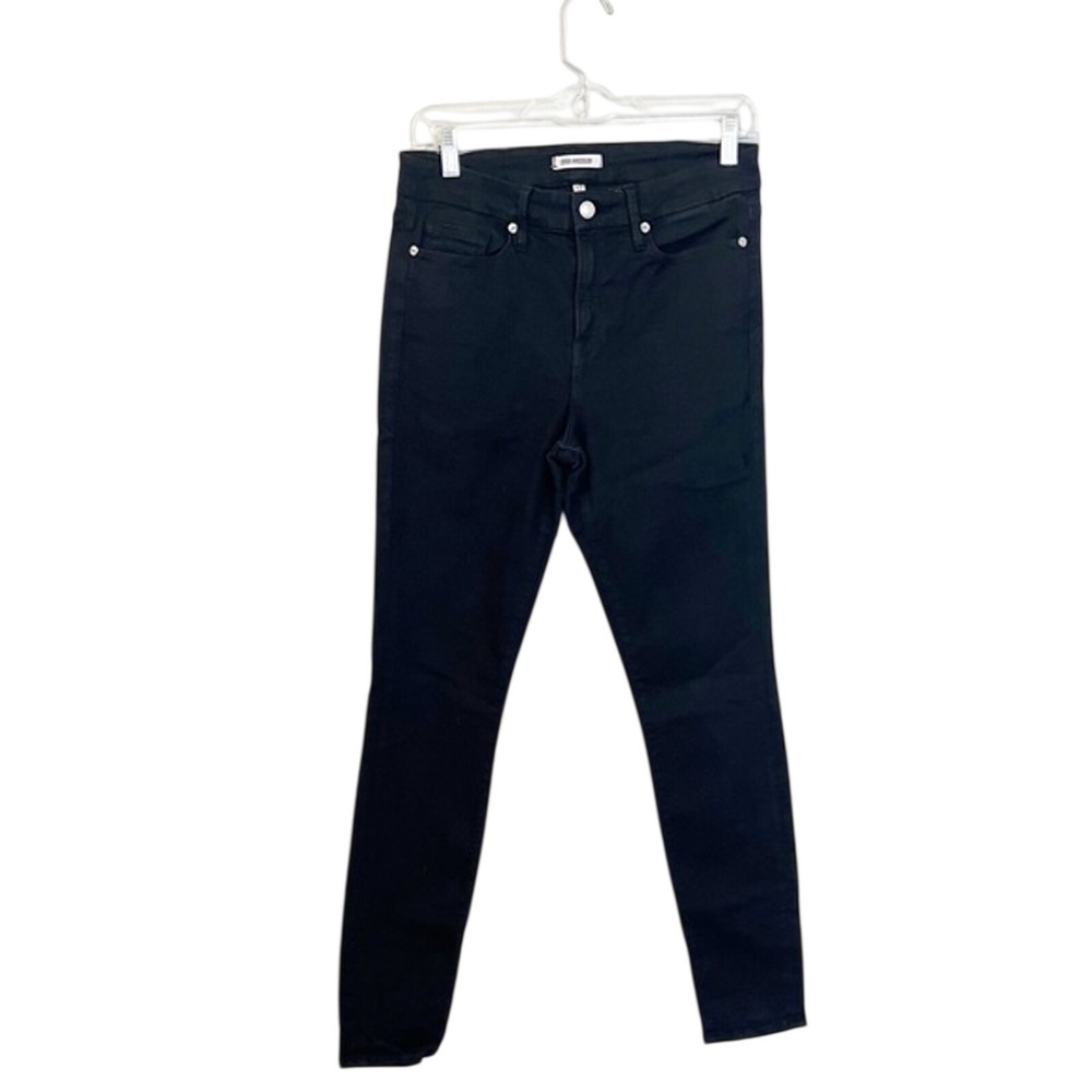 Good American Good Legs High Rise Skinny Jeans Black Size 6/28 GAGL403
